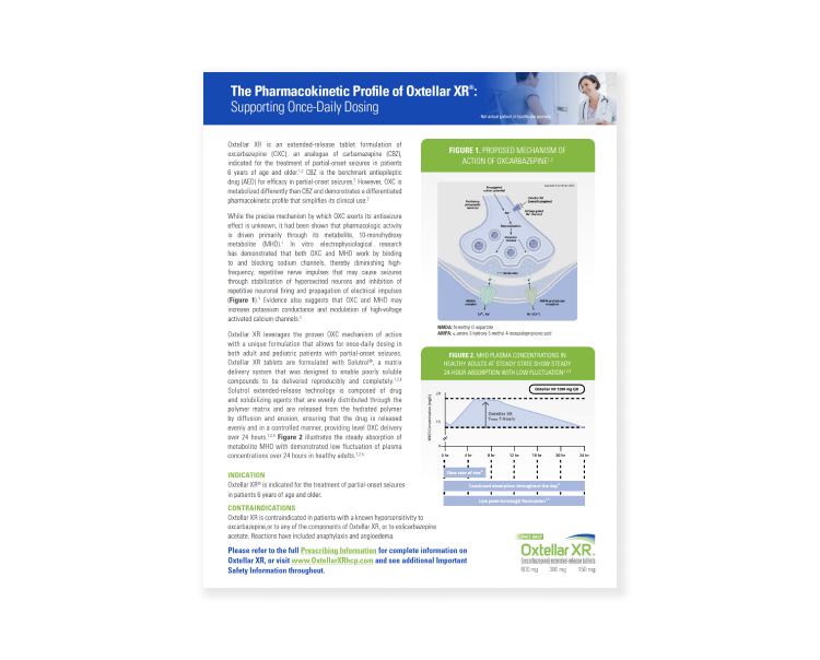 The pharmacokinetics of Oxtellar XR white paper